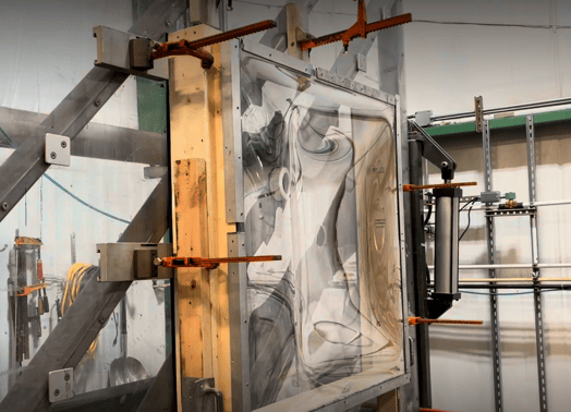 Positive Load Test being conducted on a polycarbonate dome