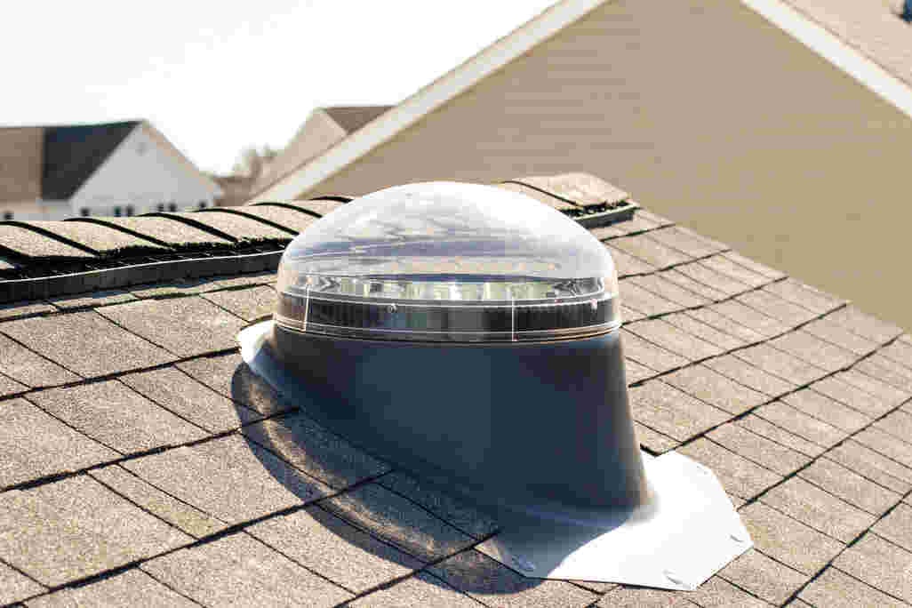 Tubular skylight is quick install for seniors